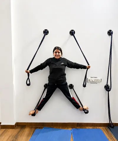 Balance posture during Yoga Classes in Dehradun